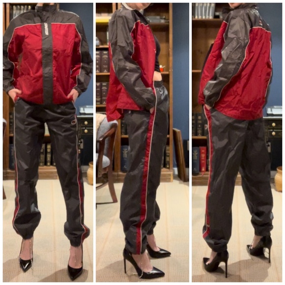 Vintage STARTER Nylon Tracksuit Zip Up Jacket Matching Track Jogger Bottoms Set - Picture 8 of 11